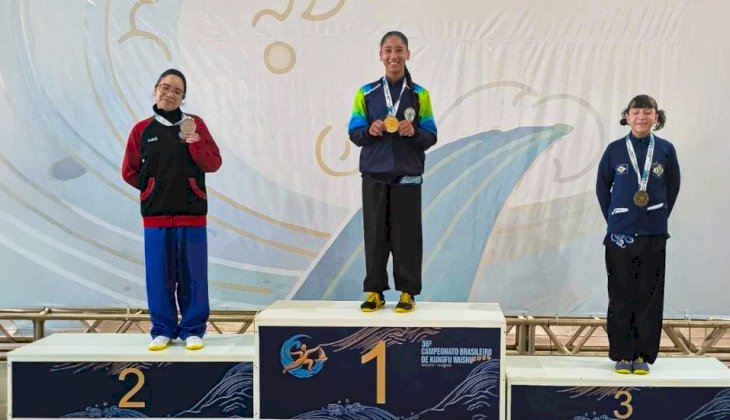 Atletas de Nova Andradina conquistam pódios no Brasileiro de Kung Fu Wushu