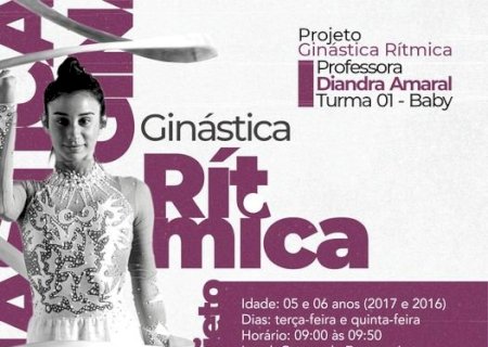 Nova Andradina oferece aulas de ginástica rítmica gratuitas para meninas entre 5 e 6 anos