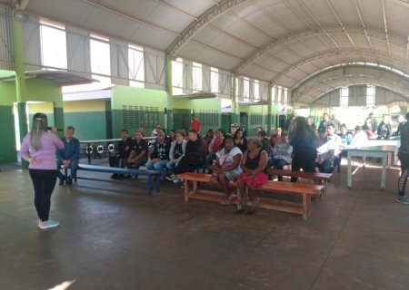Aulão da conscientização em Nova Casa Verde reúne pais e alunos da Escola Estadual Luís Carlos Sampaio