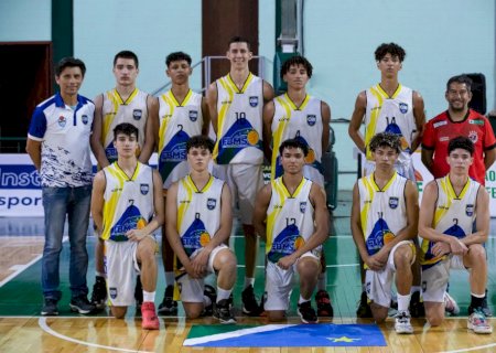 Atletas de Nova Andradina são campeões pela Seleção Sul-mato-grossense de Basquete em Brasília