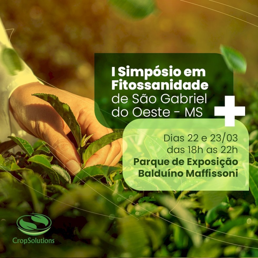 I Simpósio em Fitossanidade ocorre em março na cidade de São Gabriel