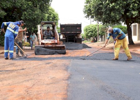 Governo municipal dá continuidade na operação tapa-buraco