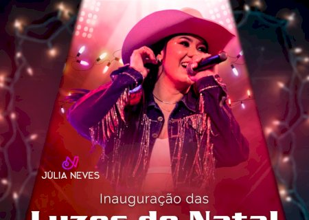 Inauguração natalina em Nova Andradina terá apresentações culturais e show