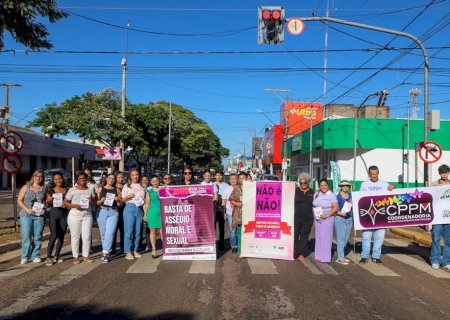 Blitz em Nova Andradina destaca campanha de combate ao assédio moral e sexual